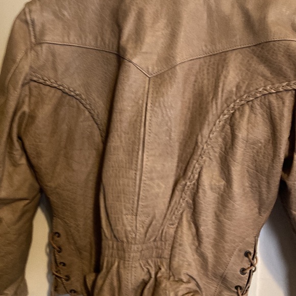 Vintage Unik leather apparel leather jacket size S - Picture 5 of 15
